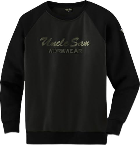 Uncle Sam Workwear Herren Sweatshirt (schwarz, L) von Uncle Sam Workwear