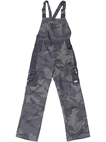 Uncle Sam Bekleidung Kinder Latzhose camouflage/schwarz 164 von Uncle Sam