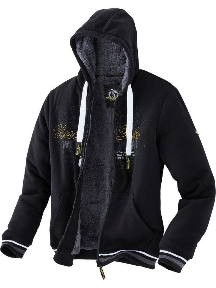 Uncle Sam Sweatjacke Sweatjacke anthrazit/schwarz von Uncle Sam