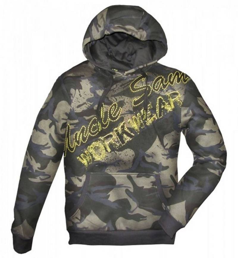 Uncle Sam Sweatshirt Uncle Sam Arbeits Sweat Hoody 80333 von Uncle Sam