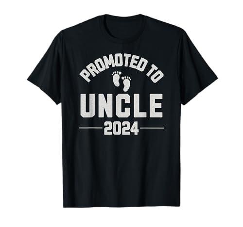 Uncle Tees for Men wurde 2024 zum Onkel befördert T-Shirt Uncle Tees for Men wurde 2024 zum Onkel befördert T-Shirt von Uncle Tees for Men Promoted to Uncle 2024