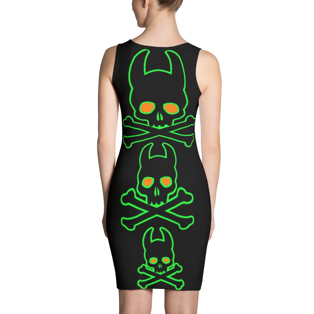 Halloween Schwarze Dämon Schädel Sublimation Geschnitten & Kleid Nähen Halloween Schwarze Dämon Schädel Sublimation Geschnitten & Kleid Nähen von UncleChickenbone