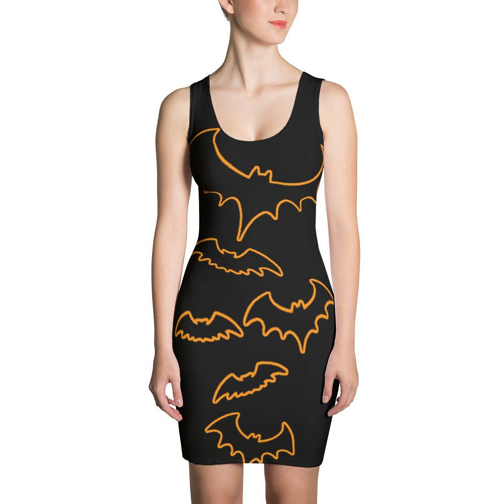 Halloween Schwarze Fledermäuse Sublimation Geschnitten & Kleid Nähen Halloween Schwarze Fledermäuse Sublimation Geschnitten & Kleid Nähen von UncleChickenbone