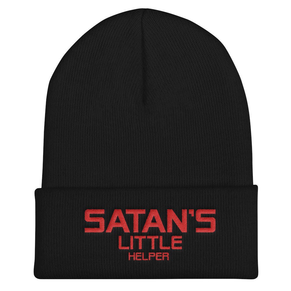 Satans Kleiner Helfer-Beanie Mit Bündchen Satans Kleiner Helfer-Beanie Mit Bündchen von UncleChickenbone