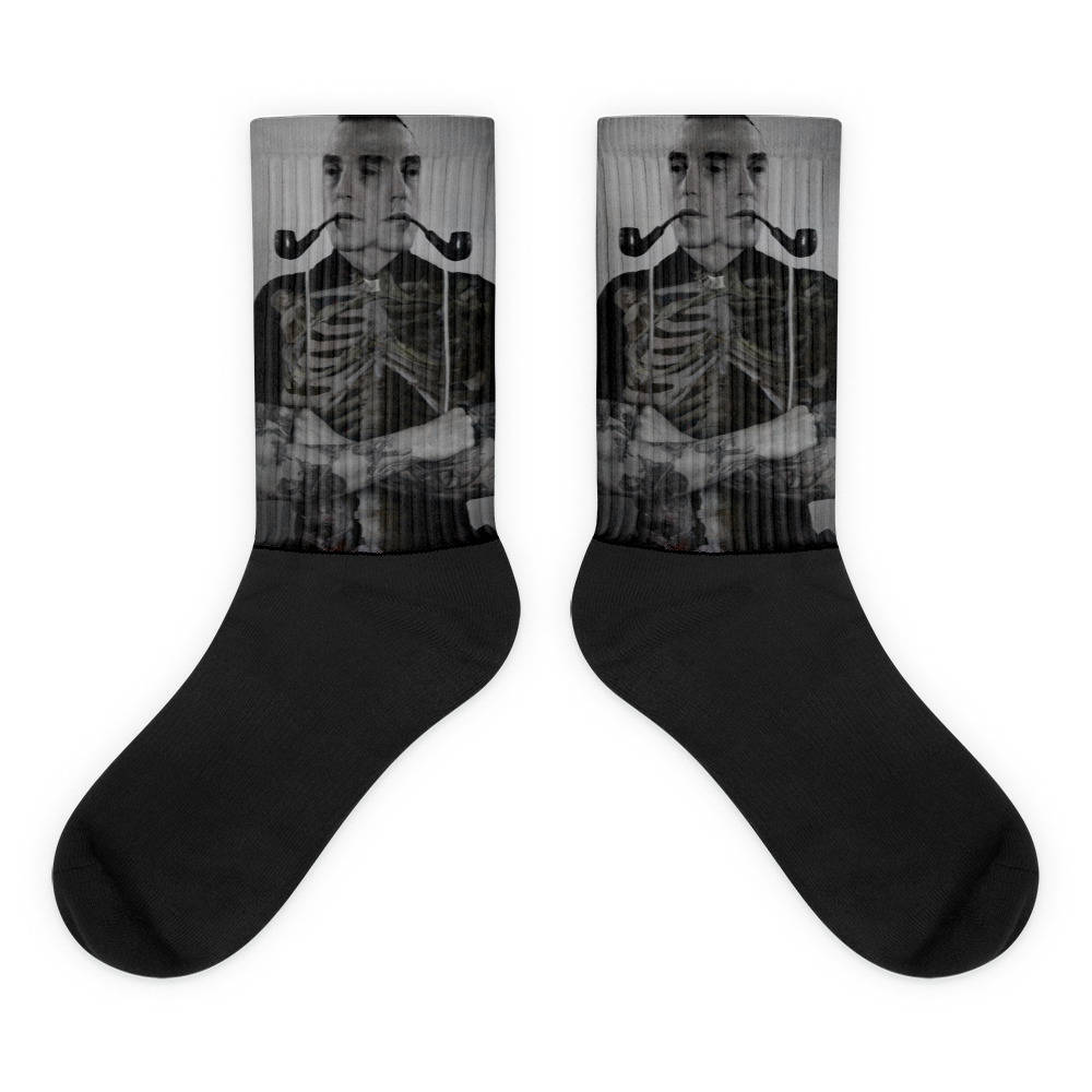 Two Faced Dandy Gentleman Schwarze Fußsocken Two Faced Dandy Gentleman Schwarze Fußsocken von UncleChickenbone