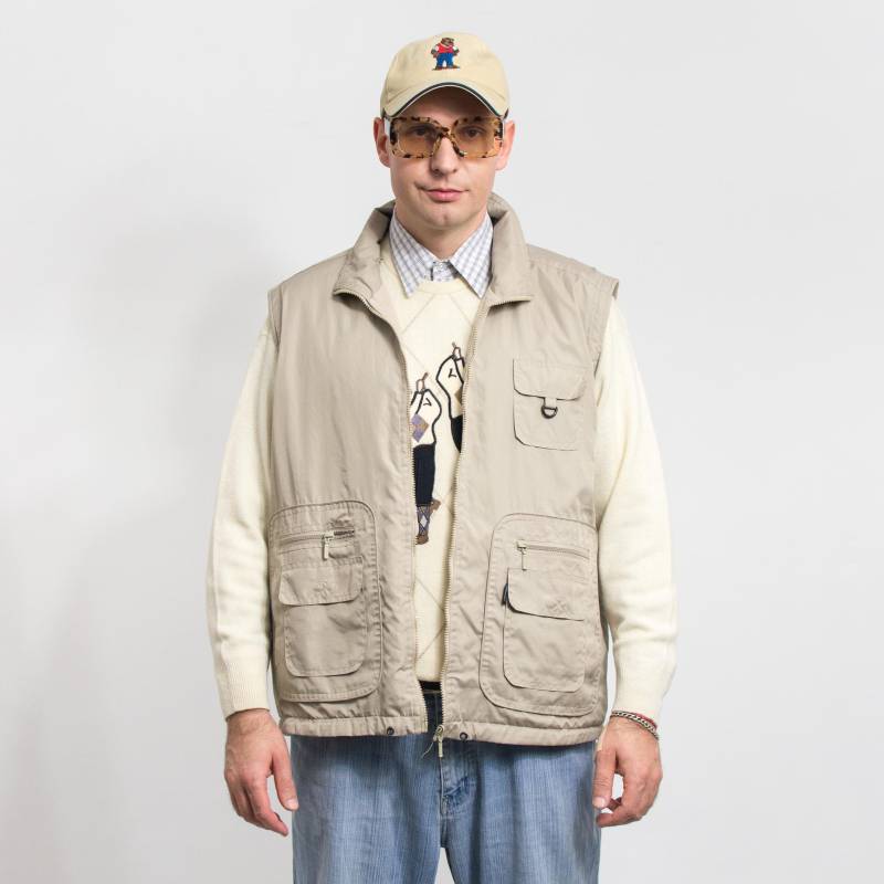 Cargo Weste Vintage Utilist Herren Kapuzen Top Fleecefutter Grösse Xl von UncleEdVintage