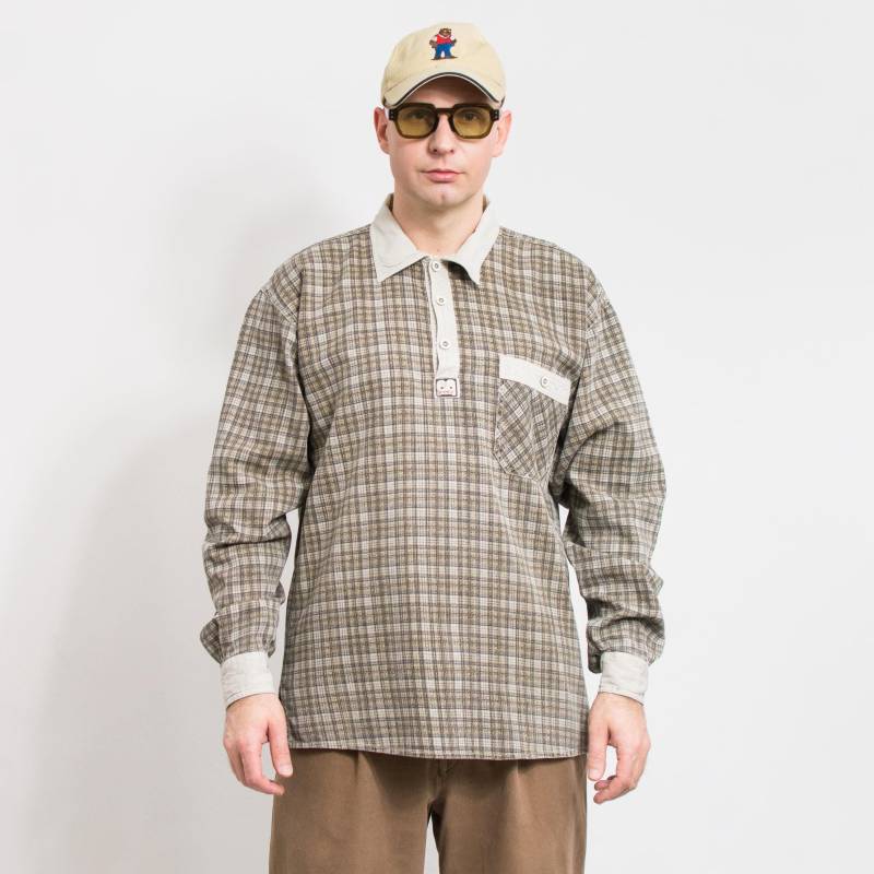 Cordhemd Vintage 90Er Jahre Karo Denim Langarm Männer Gr. Xl von UncleEdVintage