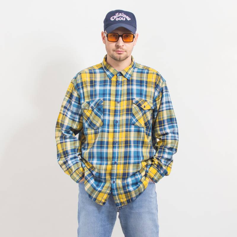 Vintage Flanellhemd Grunge Button Down Hemd Kariert Männer Gr. Xl/Xxl von UncleEdVintage