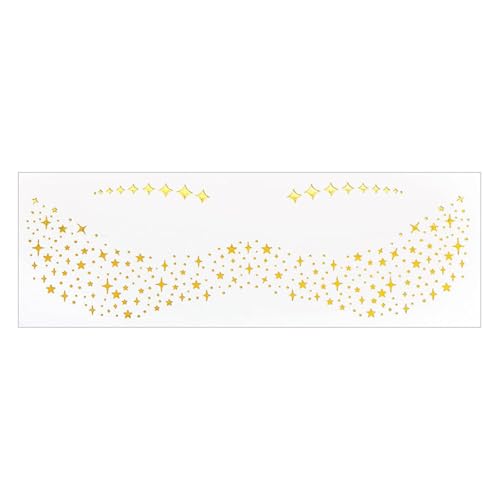 1 Blatt Glitzer Sommersprossen Gesicht Tätowierende Gesicht Aufkleber Für Cosplay Princess Halloween Weihnachtsmusikfestival Partys Braut Bachelorette Tattooing von UncleS