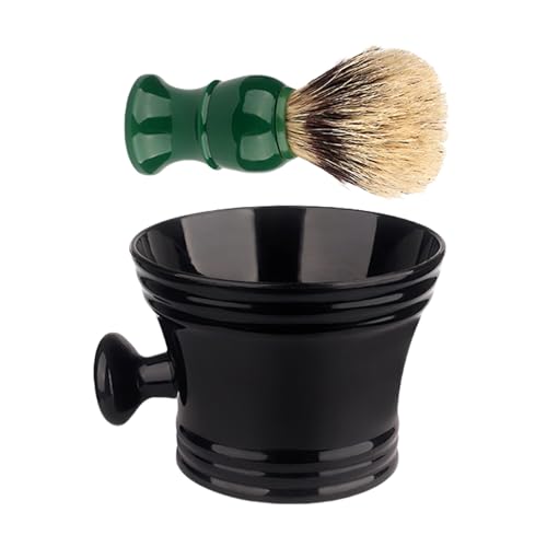 2 In 1 Rasierbürsten Kits Enthalten Pinselseife Schüssel Set Für Vater Ehemann Freund Valentinstag Geschenke Wet Rasierset Für Männer von UncleS