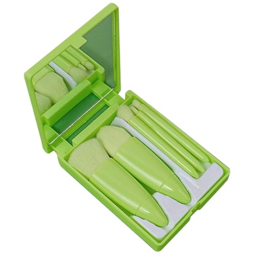 5-teiliges Make-up-Pinsel-Set, Pinsel für Gesicht, Puder, Rouge, Schatten, Lidschatten, Lippen, Reise-Make-up-Pinsel-Set, Geschenke von UncleS