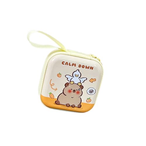 Capybara Styles Münze Geldbeutel Zinnplatte Gegenstände Hülle Ohrhörer Aufbewahrungsbeutel Geeignet Zum Sammeln Und Schmuck Tägliche Verwendung von UncleS