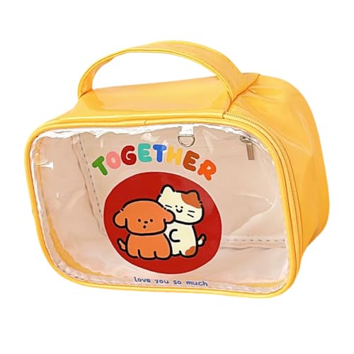 Cartoon Reisen Toilettenbeutel Klares PVC Make Up Kosmetische Wasserdichte Make Up Beutel Mit Für Frauen Toilettenbeutel Mit von UncleS