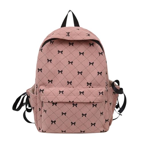 Cordknot Rucksack Für College Mädchen Weiche Und Komfortable Schultasche Daypack Für Campus Shopping Und Reisen Casual Daypack Cordknot Rucksack Für College Mädchen Weiche Und Komfortable Schultasche Daypack Für Campus Shopping Und Reisen Casual Daypack von UncleS