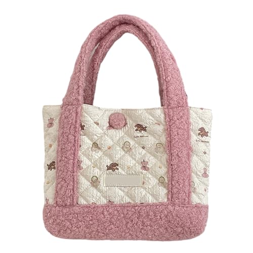 Damen Große Kapazität Täglich Tasche Cartoon Bär Mumie Mode Handtaschen All Matching Shopping Top Frauen Bär Handtasche Allzugemachte Tägliche Modeeinkäufe von UncleS