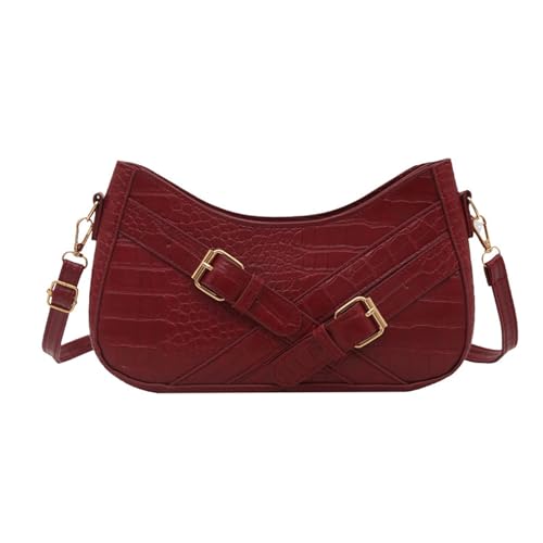 Damentasche im koreanischen Stil, Umhängetasche, einfache Unterarm-Geldbörse, PU-Leder, Crossbody, Achselhöhle, Pendeln, für den täglichen Gebrauch, trendige Schultertasche, einfache Damentasche im koreanischen Stil, Umhängetasche, einfache Unterarm-Geldbörse, PU-Leder, Crossbody, Achselhöhle, Pendeln, für den täglichen Gebrauch, trendige Schultertasche, einfache von UncleS