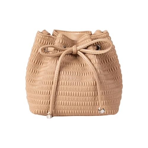 Eimer Taschen Für Frauen Crossbody Geldbörsen Mit Kordel Damen Abendbeutel Leder Clutches Geldbeutel Handtasche Satchel Taschen Für Frauen Crossbody Geldbörsen Mit Kordelmesser von UncleS