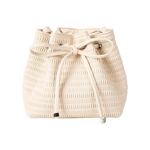 Eimer Taschen Für Frauen Crossbody Geldbörsen Mit Kordel Damen Abendbeutel Leder Clutches Geldbeutel Handtasche Satchel Taschen Für Frauen Crossbody Geldbörsen Mit Kordelmesser von UncleS