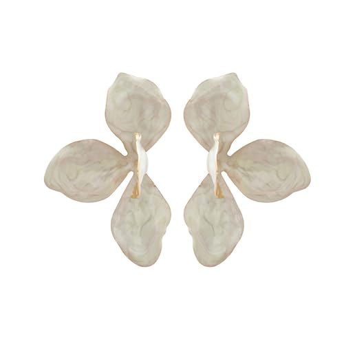 Einzigartige Blumenebenen Ohrringe Wasserdichte Ohrringe Mode Ohrschmuck Legierung Textur Geeignet Für Verschiedene Anlässe Tragen Stilvoller Ohrhörer Accessoires von UncleS