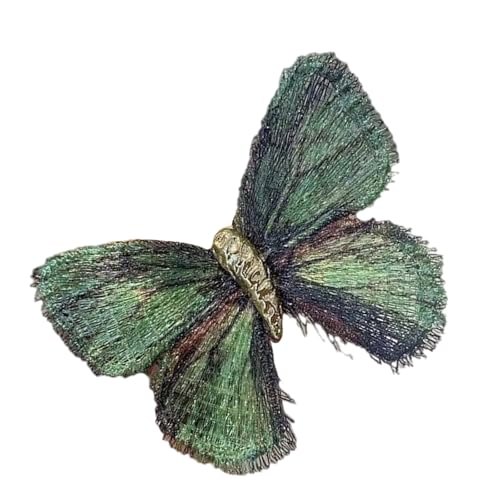 Elegante Gestickte Schmetterlingsbrosche Alte Stile Lampenstift Legierung Schmuck Für Kleider Mode Corsage Accessoires Emaille Insektenschmuck Schmuck von UncleS