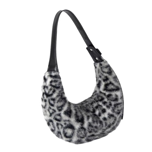 Elegante Plüsch Umhängetasche Für Frauen Mit Leoparden Druck Und Weiche PU Leder Handtasche Winter Mode Unterarm Taschen Einzigartige Designs Handtasche Elegante Plüsch Umhängetasche Für Frauen Mit Leoparden Druck Und Weiche PU Leder Handtasche Winter Mode Unterarm Taschen Einzigartige Designs Handtasche von UncleS