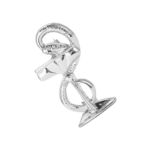 Elegante Schlangengeformte Brosche Vielseitiges Pin Accessoire Für Geschäftstreffen Oder Gelegenheitsausflüge Aus Robuster Legierung Eleganter Brosche Für Anzüge von UncleS