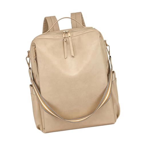 Eleganter Frauen Freizeit Rucksack Mit Geräumiger Innenräume PU Lederschule Für Frauen Und Student Travel Rucksack Geeignet von UncleS
