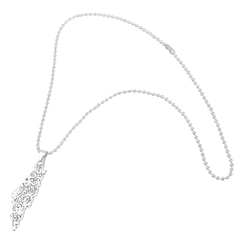 Elegantes Metall Hohlboden Libanon Map Halskette Einstellbare Länge Neckkette Für Männer Und Frauen Modische Halshöhe Juwely Verstellbare Kette Halskette Elegantes Metall Hohlboden Libanon Map Halskette Einstellbare Länge Neckkette Für Männer Und Frauen Modische Halshöhe Juwely Verstellbare Kette Halskette von UncleS