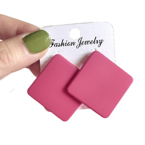 Farbenfrohe Geometrische Ohrringe Für Frauen Mode Schmuck Acrylohrohrschstene Hochzeitszubehör Für Partys Hochzeit Ohrringe von UncleS