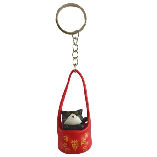 Fashion Pet Schlüsselinhaber Cartoon Cats Keychain Schöne Kätzchen Keyrings Kreativtasche Charme Handtasche Für Frauen Männer Cartoon Katzen Haustier Auto Dekoration von UncleS