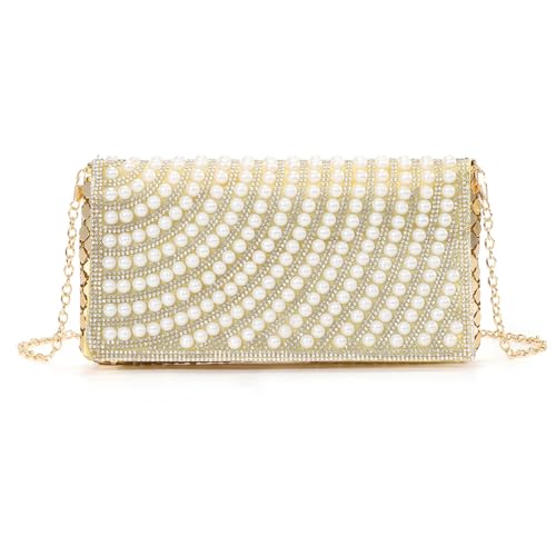 Frauen Abendbeutel Perlen Bankett Clutches Geldbörse Kette Gurt Schulterkreuzbodus Strasshandtasche Für Hochzeit Frauen Stilvolle Schulterkette Strassverselmittel Abend Frauen Abendbeutel Perlen Bankett Clutches Geldbörse Kette Gurt Schulterkreuzbodus Strasshandtasche Für Hochzeit Frauen Stilvolle Schulterkette Strassverselmittel Abend von UncleS