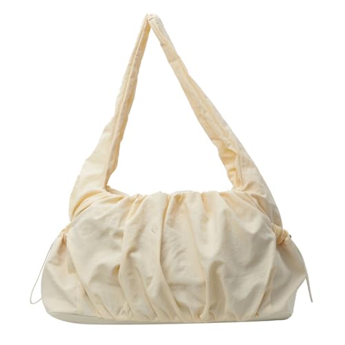 Frauen Bag Canvas Unterarm Trendy Handtasche Plissierte Achselhöhle Einkaufen Datierung Großer Kapazität Schulter Frauen Achselgründe Handtasche All Matching Schulter Unterarm von UncleS