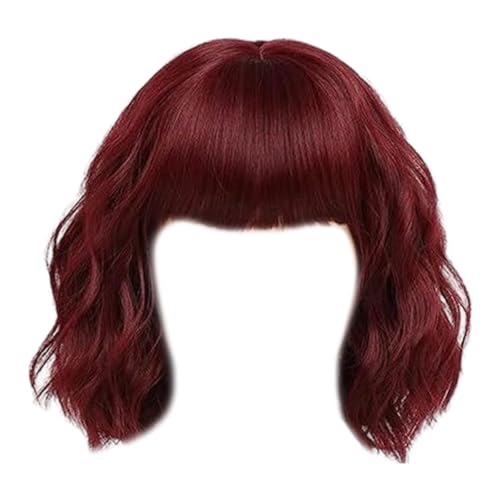 Frauen Natural Curly Perücken Synthetische Stirnband Hochleistungen Für Mode Frauen Kurze Bob Perücken von UncleS