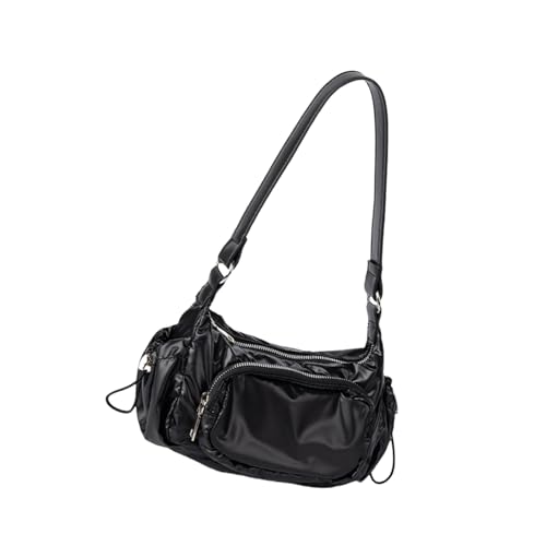 Frauen PU Leder Umhängetasche Ästhetische Handtasche Retro Biker Koreanische Stile Achselwahrscheinlichkeit Für Reisebereich Reisebereiche Styles Handtasche Frauen PU Leder Schulter Ästhetik von UncleS