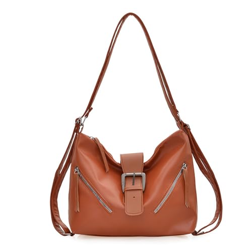 Frauen Pendeln Tasche Retro Schulter Handtasche Geldbörse Große Kapazität Pendler PU Leder Crossbod von UncleS