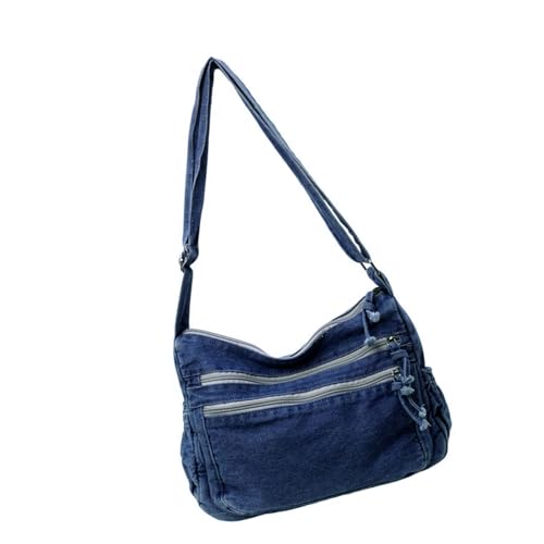 Frauen Retro Gewaschene Denims Umhängetasche Mit Großer Kapazität Verstellbares Gurt Fashion Casual Satchel Crossbody Handtasche Stylische Umhängetasche Frauen Retro Gewaschene Denims Umhängetasche Mit Großer Kapazität Verstellbares Gurt Fashion Casual Satchel Crossbody Handtasche Stylische Umhängetasche von UncleS