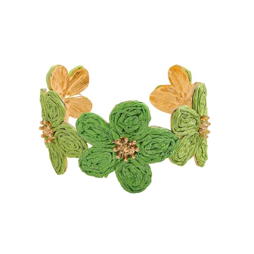 Gewebte Blumenlegierungs Manschettenarmband Kreative Blumenhandkette Leicht Schmuck Für Frauen Und Teenager Retro Geflochtene Blumenschmuck Gewebte Blumenlegierungs Manschettenarmband Kreative Blumenhandkette Leicht Schmuck Für Frauen Und Teenager Retro Geflochtene Blumenschmuck von UncleS