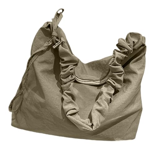 Großkapazität Pendlertasche Für Frauen Trendwolken Crossbody Solid Color Boten Plissierte Schulter Frauen Wolken Trend Schulter Großkapazität Crossbody Shopping von UncleS