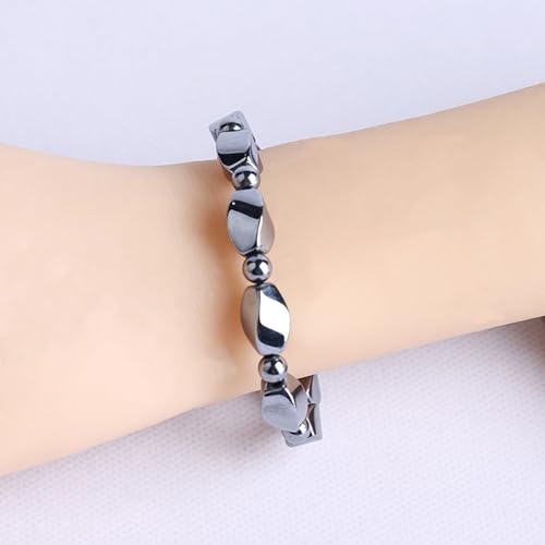 Handgefertigtes Terahertz Energy Stones Unisex Armband Twisted Perlen Für Bürogesteines Schmuckzubehör Unisex Für Büro von UncleS