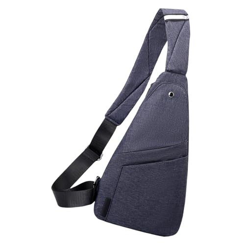 Herren Single Gurt Crossbody Tasche Mit Mehreren Taschen Leichtes Und Komfortables Brustpaket Für Reisen Und Tägliche Gebrauchshilfe. von UncleS