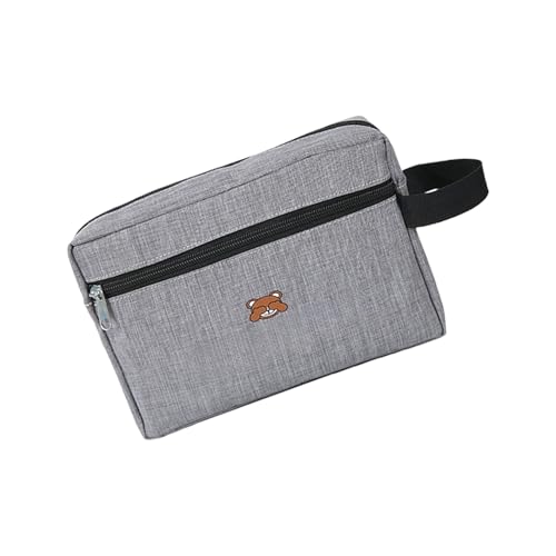 Kompaktes Oxford Stoffzubehör Kosmetikbeutel Mit Bärenmuster Funktioneller Reise Für Frauen Und Studentische Kompaktkosmetiklager Für Pendler Organisiert von UncleS