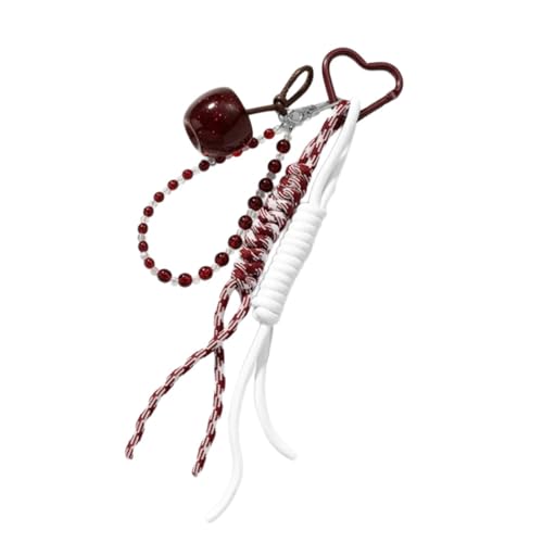 Kreativer Obstbeutel Charme Fashion Perlenbeutel Dekoration Legierung Schlüsselhalter Geflochtene Seildekoration Für Frauen Und Grils Alltag Tragen Schlüsselbund Für Frauen von UncleS