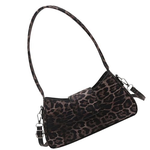 Leoparden Print Umhängetasche PU Leder Crossbody Geldbörse Für Frauen Modische Und Stilvolle Handtasche Mit Verstellbarem Riemen Alltags Mode Geldbeutel von UncleS