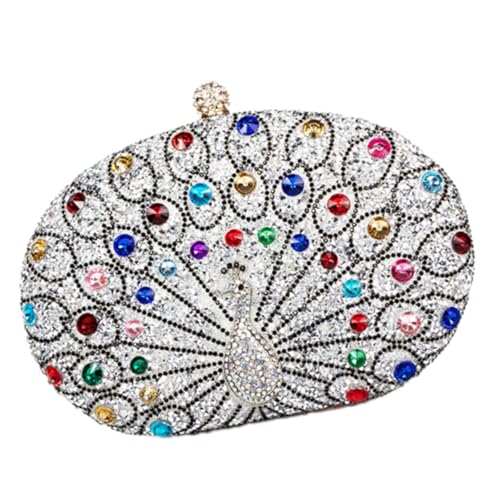 Luxuriöse Pfauen Geformte Strassställe Handtasche Abend Geldbeutel Umhängetasche Für Partys Proms Und Party Accessoire Mit Besonderen Anlässen von UncleS