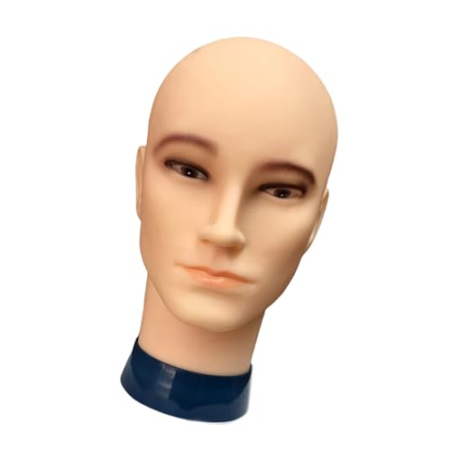 Männliche Kahlen Mannequin Head Man Make Up Training Einfach Zu Verwenden Zu Verwenden Perücken Für Die Hutgläser Mann Training Männliche Schaufensterpuppe Für Gläser von UncleS