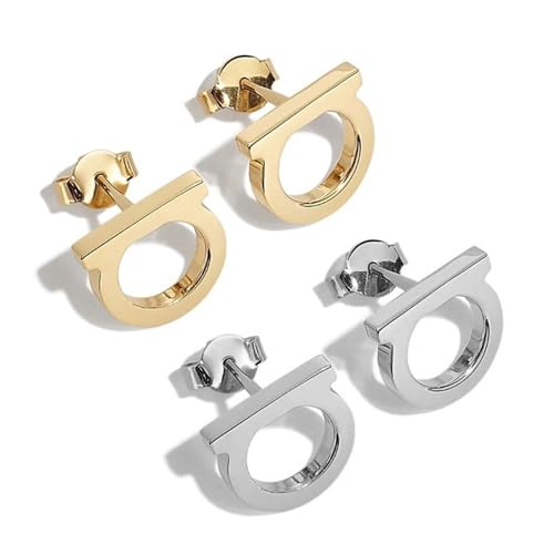 Mehrzweck Unisex Modebriefohrringe In Edelstahl Tragbarem Schmuckzubehör Für Tägliche Kleidung Und Partys Unisex Mode Schmuck von UncleS