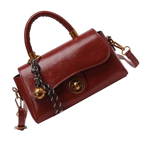 Mode Damen Umhängetasche Retro Square Handtasche Crossbody Taschen Für Stilvolle Pendler Und Freizeitreisen Verstellbare Gurt Geldbeutel von UncleS
