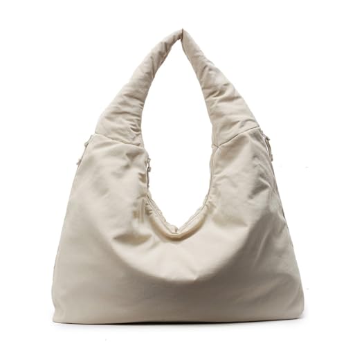 Mode Frauen Drapierte Handtasche Leichte Nylon Unterarm Taschen Geräumige Schulter Slouchy Tasche Für Den Täglichen Gebrauch Modische Fitnesstasche von UncleS