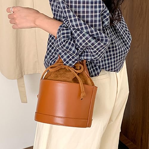 Mode Patchwork Bucket Umhängetasche Für Fashion Ladies Crossbody Bags Casual Satchel Treffer Handtasche Stylische Tägliche Geldbörse von UncleS