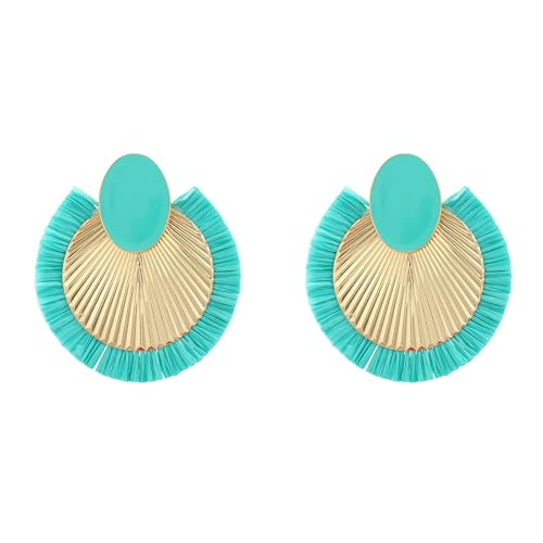 Modefanform Drop Ohrringe Mit Raffia Faserdekoration Trendy Ohrschmuck Geeignet Für Komfortable Verschleiß Raffia Legierten Randohrringe Modefanform Drop Ohrringe Mit Raffia Faserdekoration Trendy Ohrschmuck Geeignet Für Komfortable Verschleiß Raffia Legierten Randohrringe von UncleS